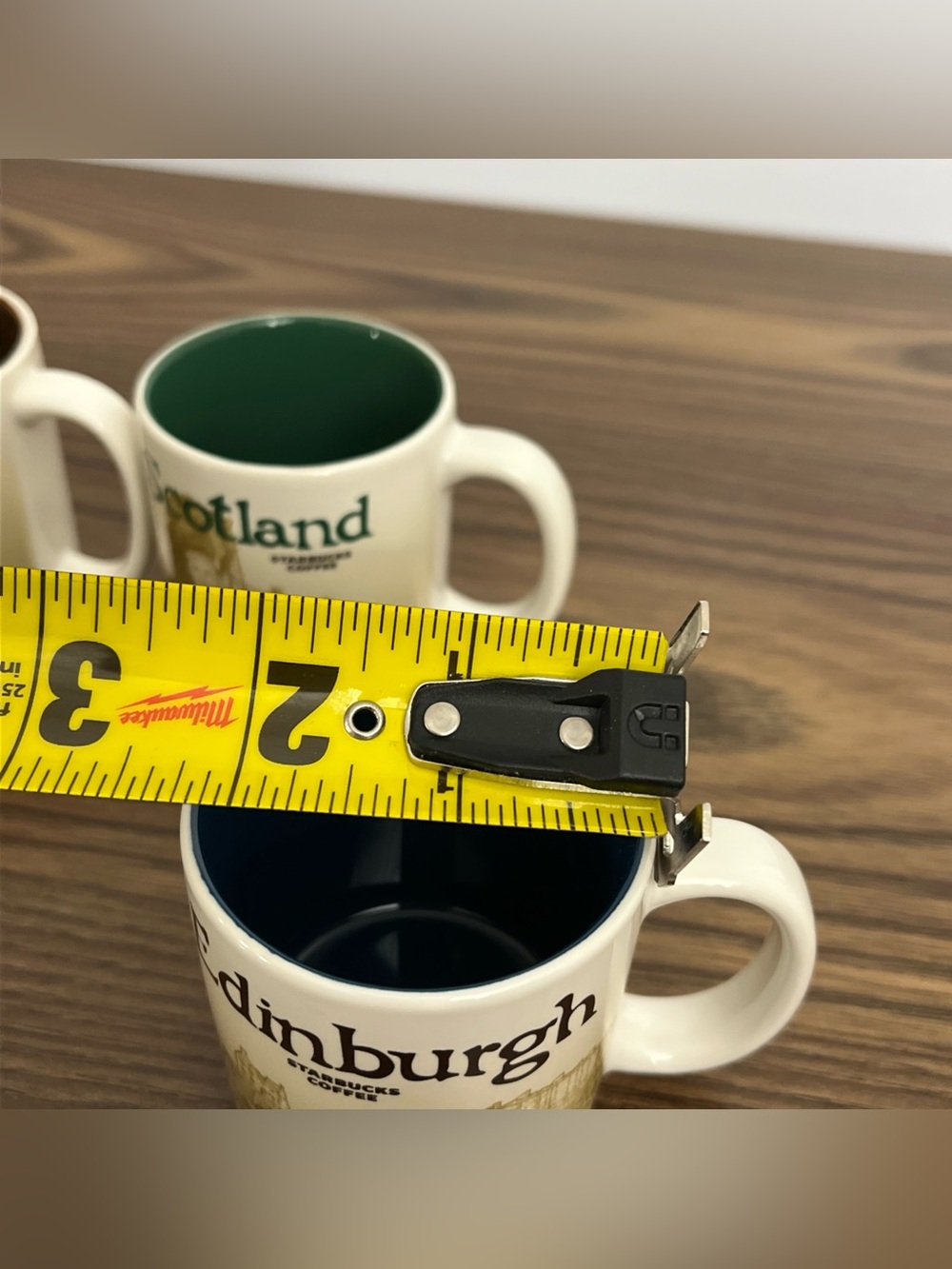 Starbucks Scotland New Zealand Edinburgh Collector Series Espresso Mug 3 oz Set - Picture 12 of 12